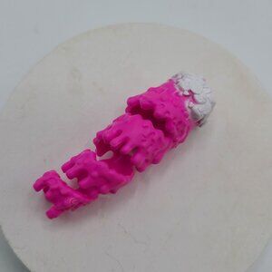 Inner Monster High Spooky FierceS Pink & White Dripping Leg Wrap Replacement Acc
